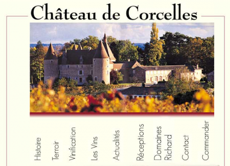 Salle de réception Beaujolais Chateau de Corcelle