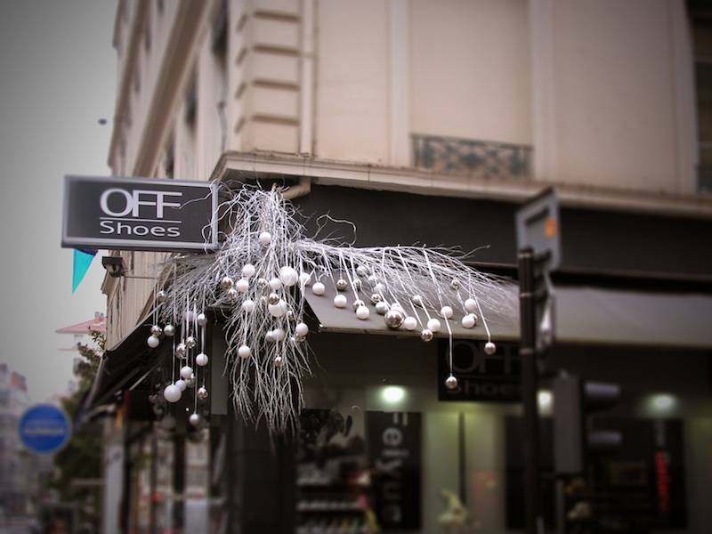 Vitrine décoration noel