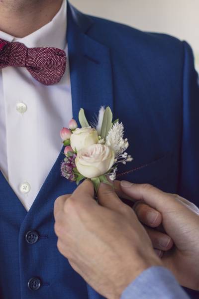 Boutonnière marié