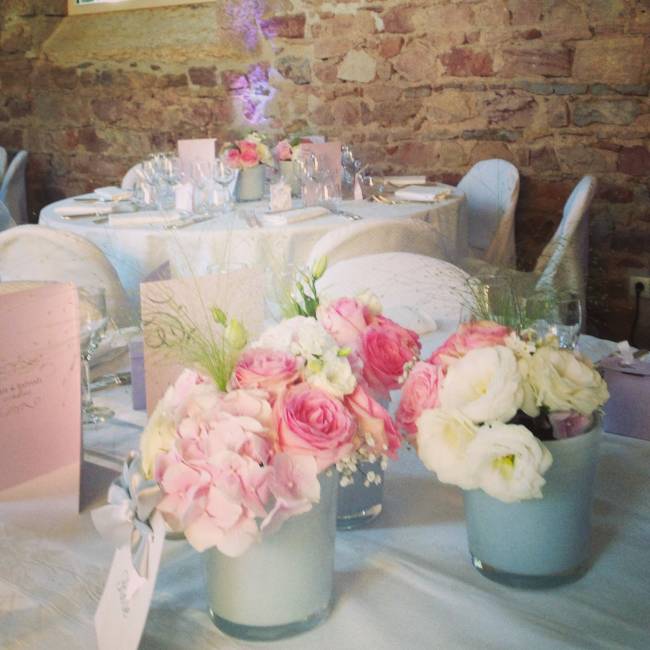 CENTRE de TABLE MARIAGE ECULLY