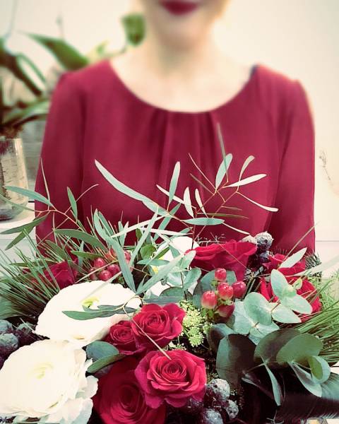 Les fleurs de Marie Pétale pour Noël sur Lyon et alentours