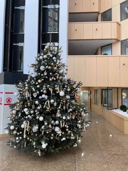 sapin noel décoration entreprise