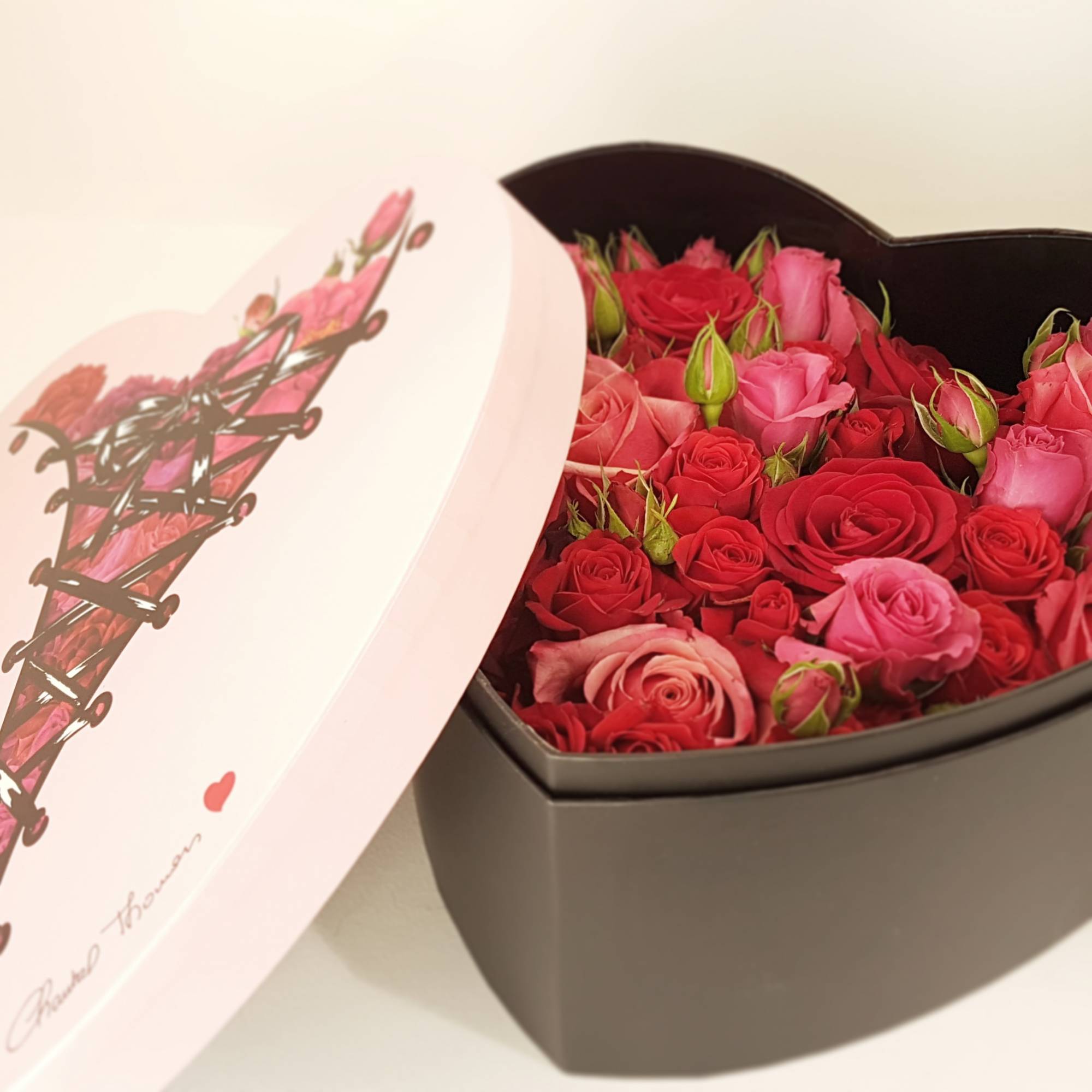 Boite Cœur saint valentin Marie Pétale Lyon