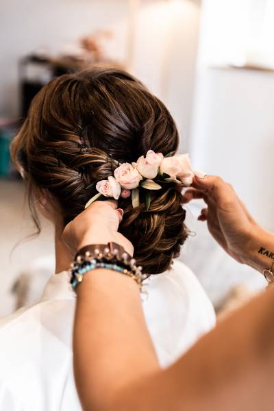 coiffe mariage fleuriste lyon