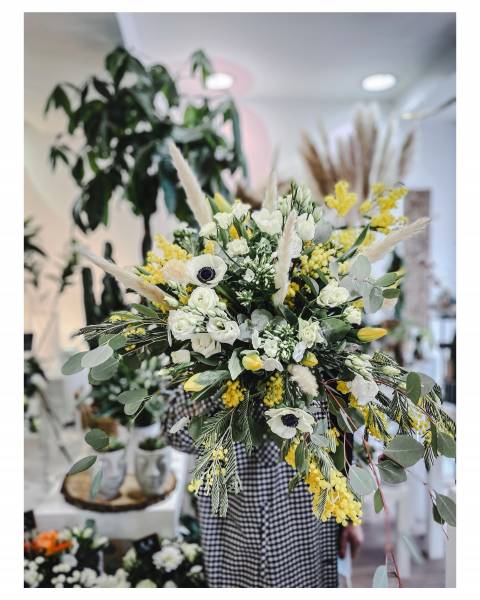 mimosa bouquet champetre