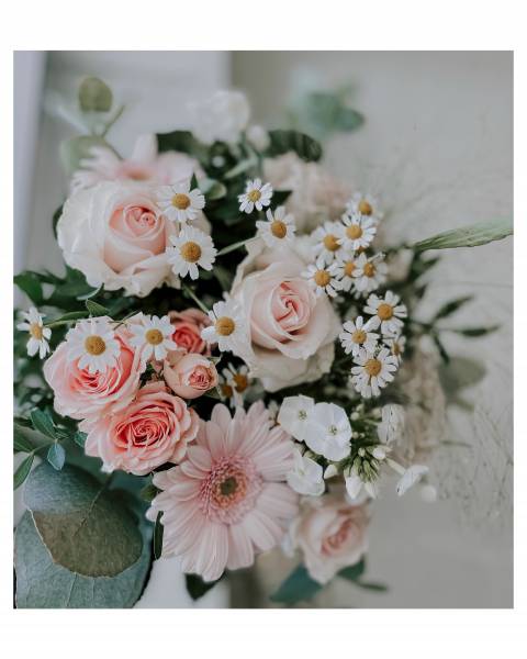 bouquet fleurs printemps champetre