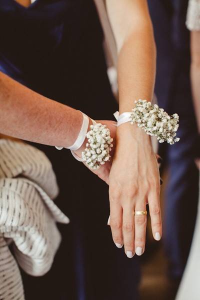 Bracelets gypsophile mariage